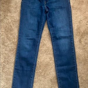 Levi’s dark wash slim jeans